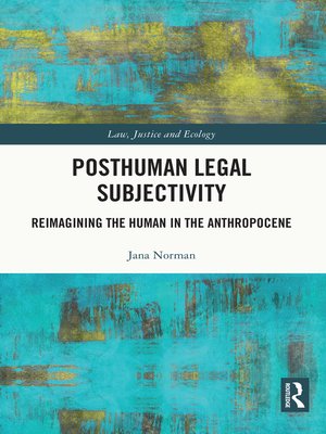 cover image of Posthuman Legal Subjectivity